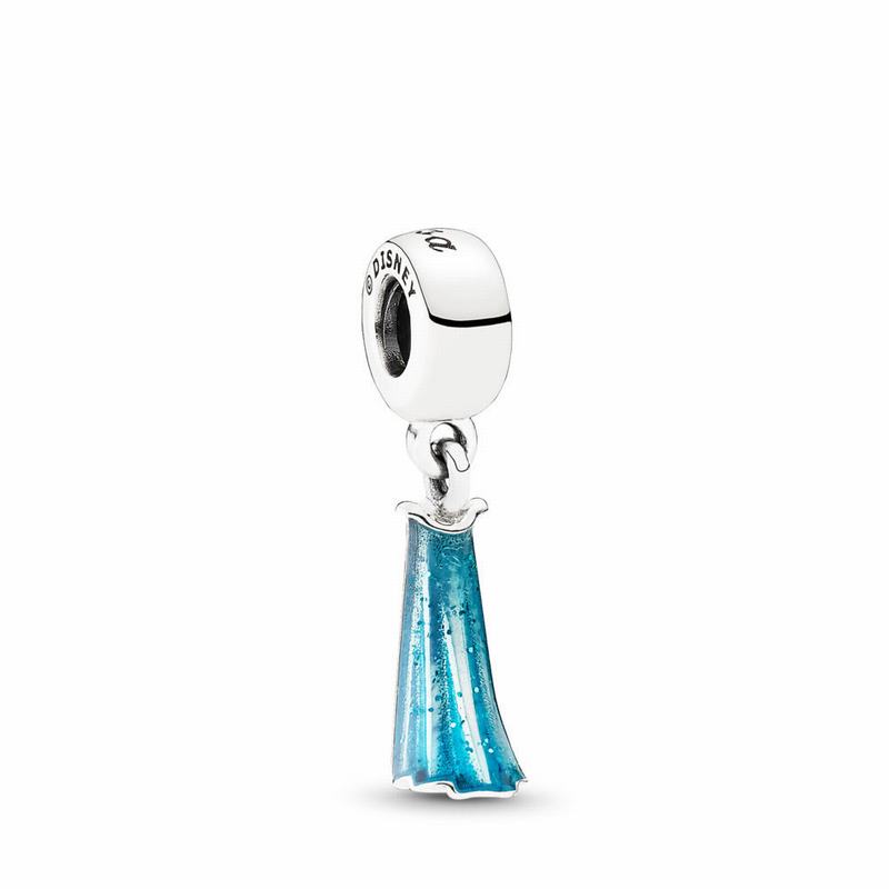 Pandora Disney Elsa's Dress Dangle Charm Silver Egypt DQ6849270